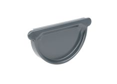 glinmet denko zakończenie rynny grafitowy 150 mm strotex stal foroof