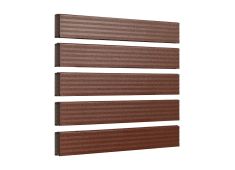 Deska metalowa DUO / profil 85x25 / RAL8017 Brązowy - powłoka matowa