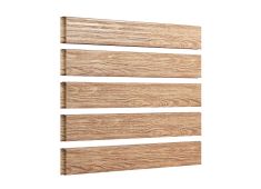 Deska metalowa DUO / profil 85x25 / - Jasny dąb