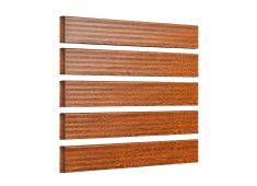 Deska metalowa DUO / profil 85x25 / - Złoty dąb