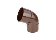 glinmet kolano rury spustowej 67 75 mm brązowe kaczmarek