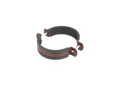 glinmet obejma rury spustowej 100 mm metalowa brązowa kaskada