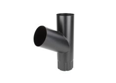 glinmet Trójnik rury spustowej czarny 100 mm kaskada