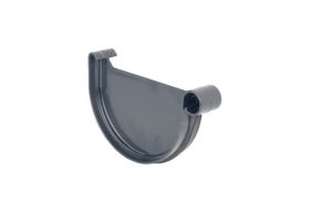 glinmet denko Kaczmarek zakończenie rynny 125 mm grafit 