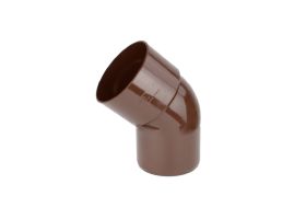 glinmet kolano rury spustowej 45 75 mm brązowe kaczmarek