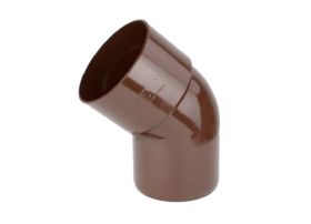 glinmet kolano rury spustowej 45 100 mm brązowe kaczmarek