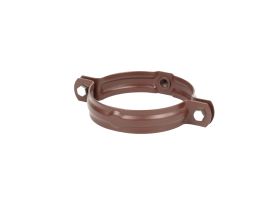 glinmet obejma do rury spustowej 100 mm brązowa strotexstal foroof