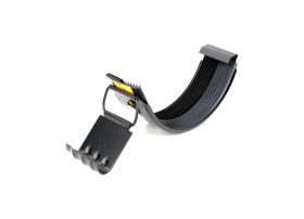 glinmet złączka rynny 125 mm czarna system kaskada