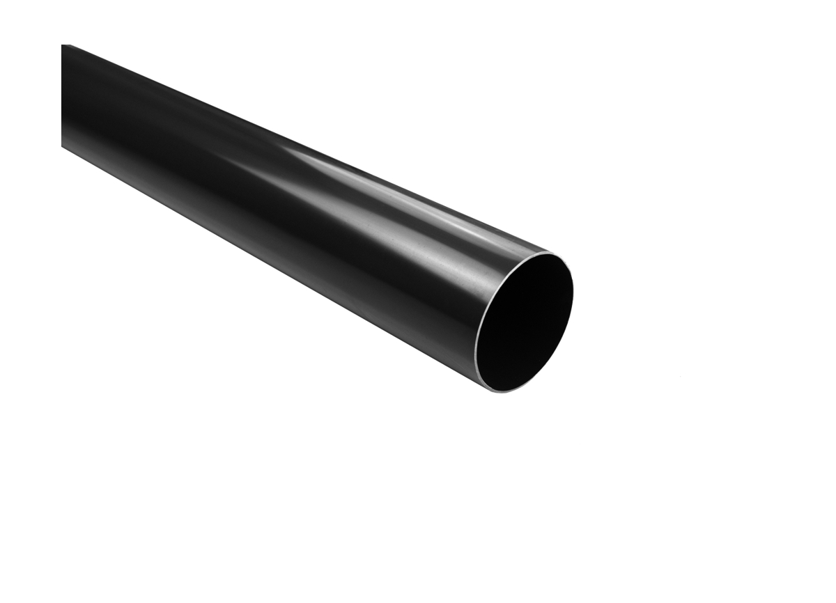 kaczmarek rura spustowa 4 m 75 mm czarna glinmet
