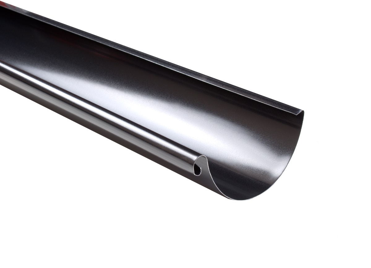 rynna czarna 3 m 125 mm system kaskada glinmet
