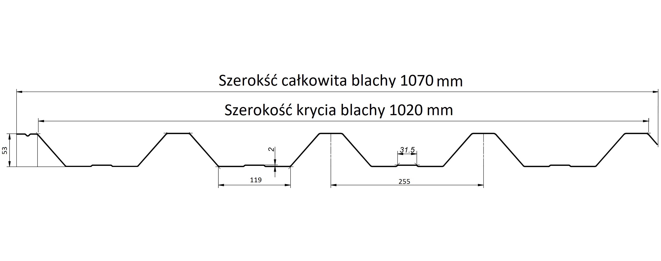 blacha trapezowa t55 matowa glinmet