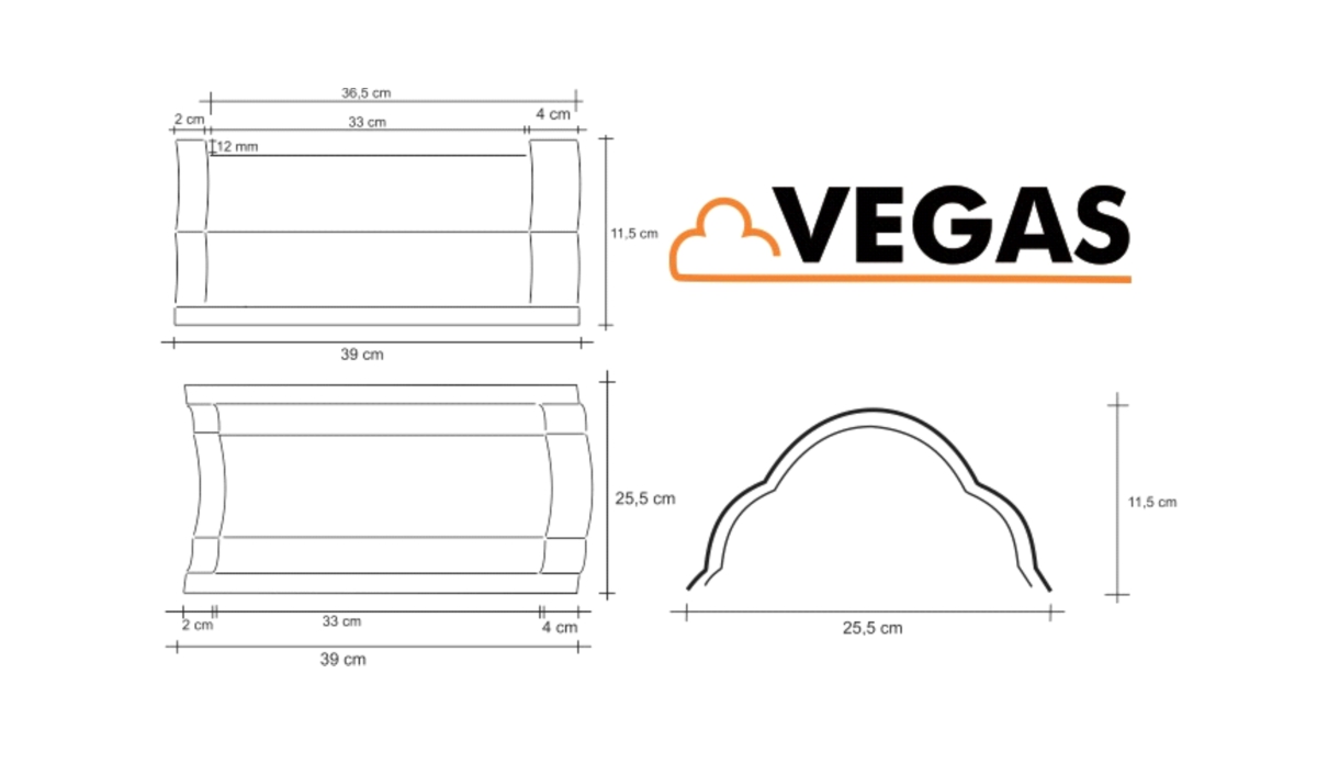 gąsior modułowy vegas połysk glinmet
